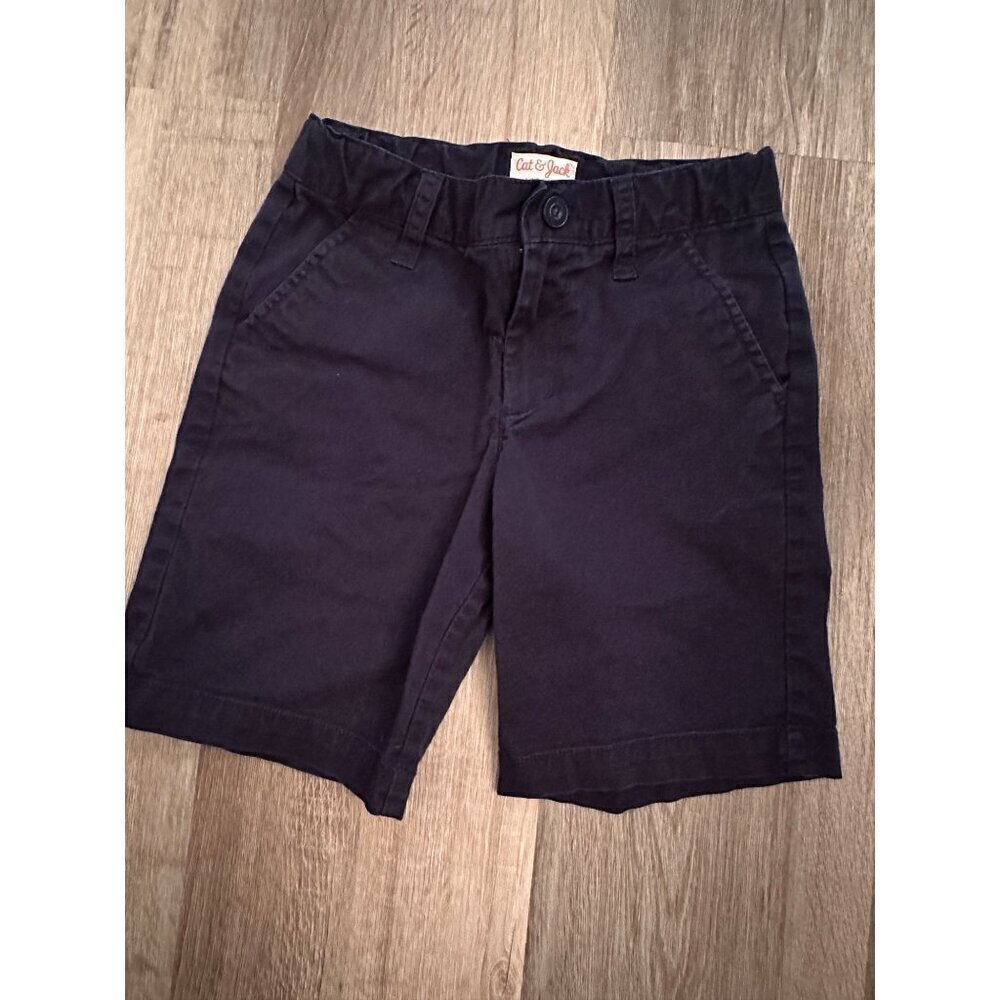 Cat & Jack navy blue shorts youth boy size 5